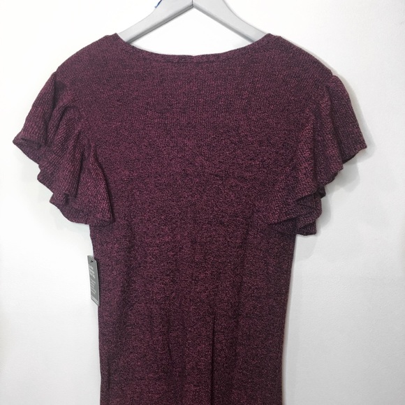 Express flutter sleeve scoop neck dress 💃🏻😍 NWT - Picture 7 of 8